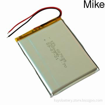 KPL607095 Polymer lithium Battery with 2500mAh 3.7V
